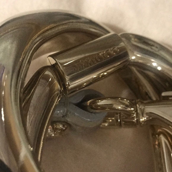 🎉HP 🎉 💖 Jimmy Choo Grained Leather Shoulder Bag - Picture 6 of 15